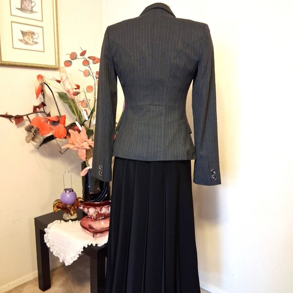 NWT DEPT Women's High Quality Gray Soft Fabric Gray Blazer Jacket Size S 4 - Picture 7 of 15